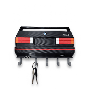 Porta Llaves BMW M3 Impreso en 3D | Decoración Automotriz para Pared