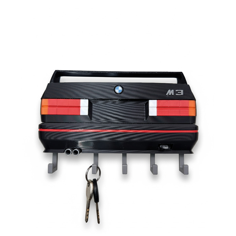 Porta Llaves BMW M3 Impreso en 3D | Decoración Automotriz para Pared 1
