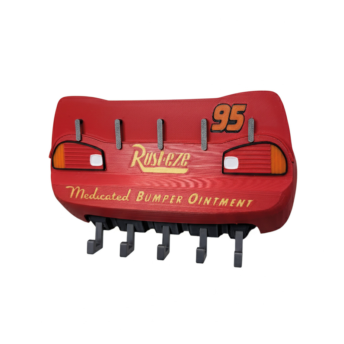 Porta Llaves Rayo McQueen Impreso en 3D | Decoración Infantil y Coleccionable 2