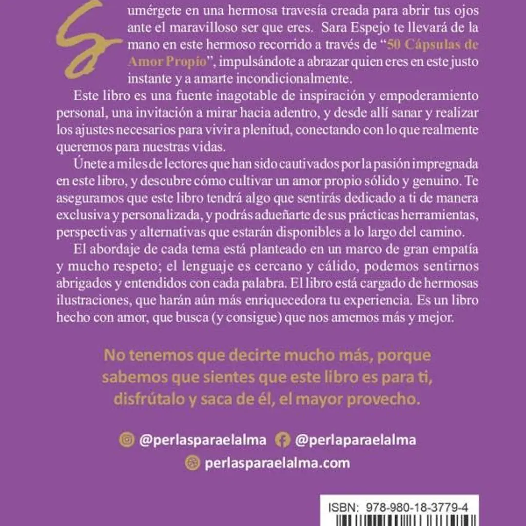 50 cápsulas de amor propio - Sara Espejo 4