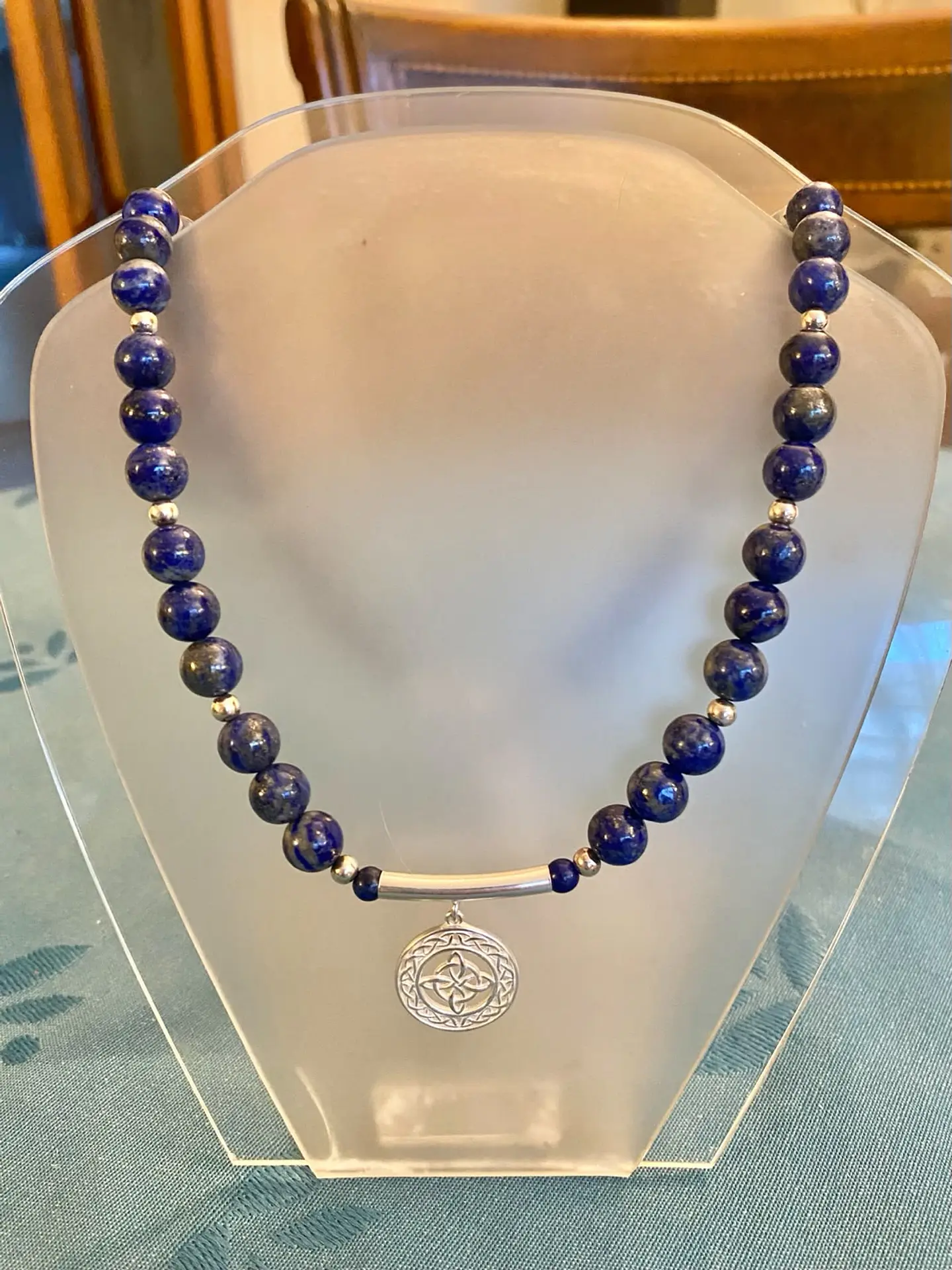 Collar lapizlázuli con plata 1