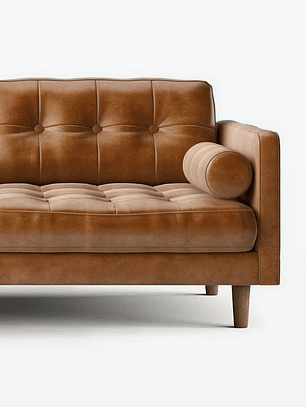 Sofá cómodo de demostración