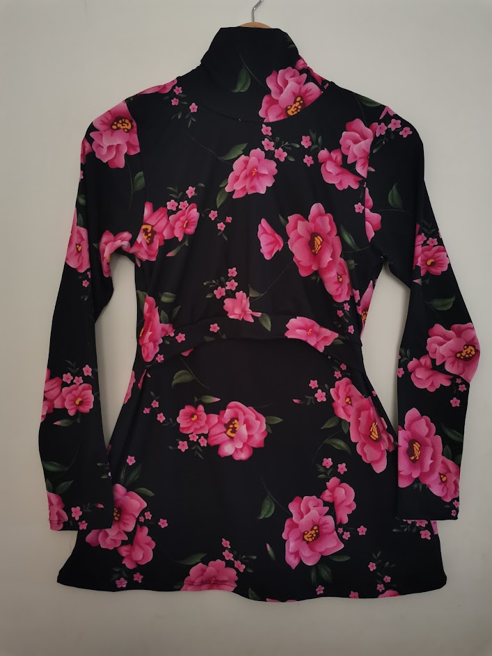 Polera Maria Marengo Maternal y Lactancia Basic Manga Larga