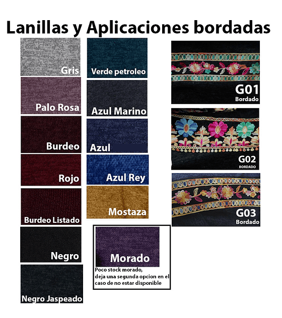 Vestido Carolina de lanilla con Bordado (PRODUCTO A PEDIDO)