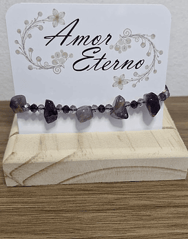 Pulsera Amatista (Calma - Intuición - Protección - Transmutación)