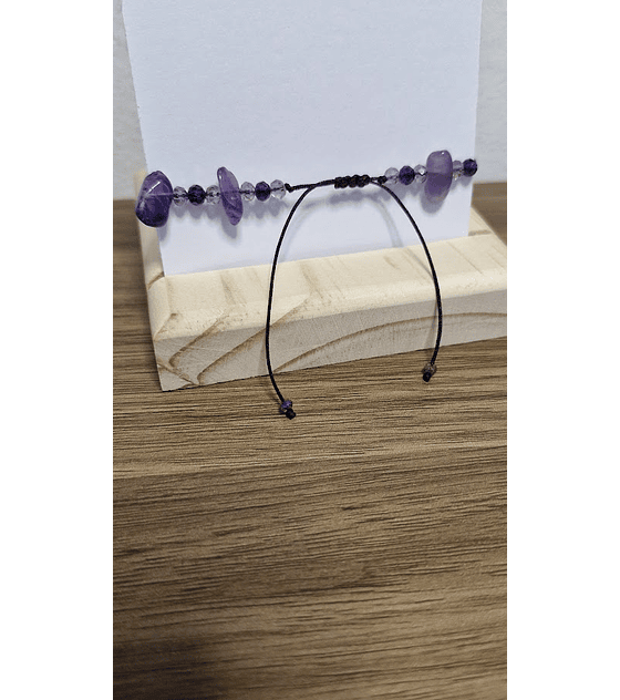 Pulsera Amatista (Calma - Intuición - Protección - Transmutación)