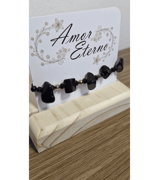 Pulsera Obsidiana y Hematita (Protección - Limpieza - Fuerza)