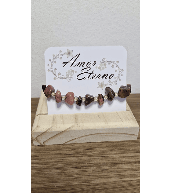 Pulsera Rodonita (Sanación emocional - Amor propio)