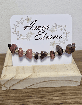 Pulsera Rodonita (Sanación emocional - Amor propio)