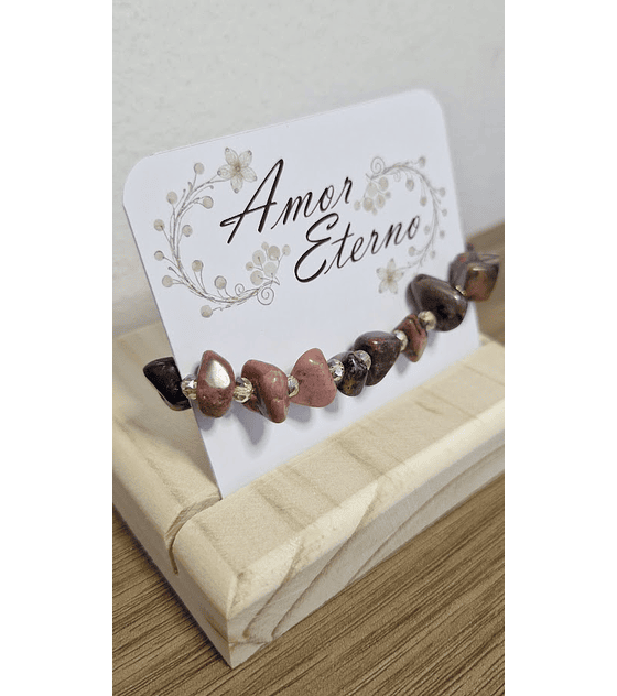 Pulsera Rodonita (Sanación emocional - Amor propio)