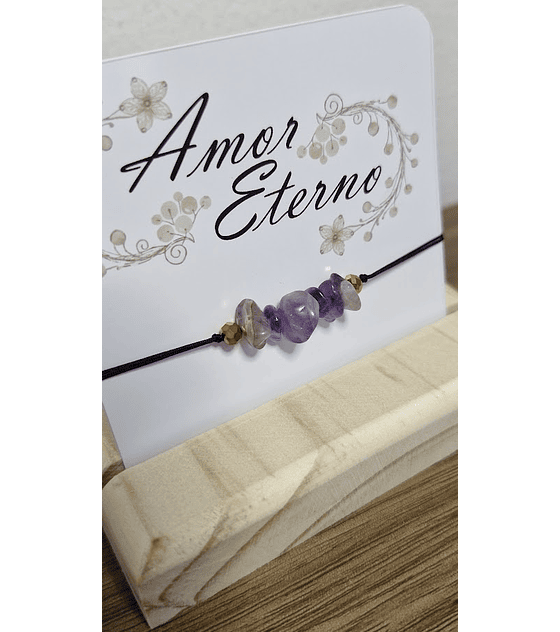 Pulsera Amatista (Calma - Intuición - Protección - Transmutación)