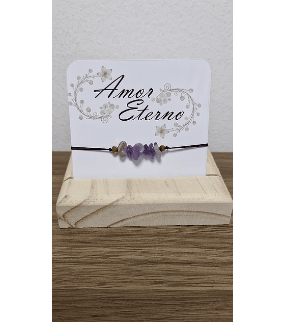 Pulsera Amatista (Calma - Intuición - Protección - Transmutación)