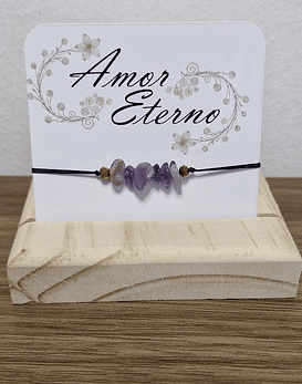 Pulsera Amatista (Calma - Intuición - Protección - Transmutación)
