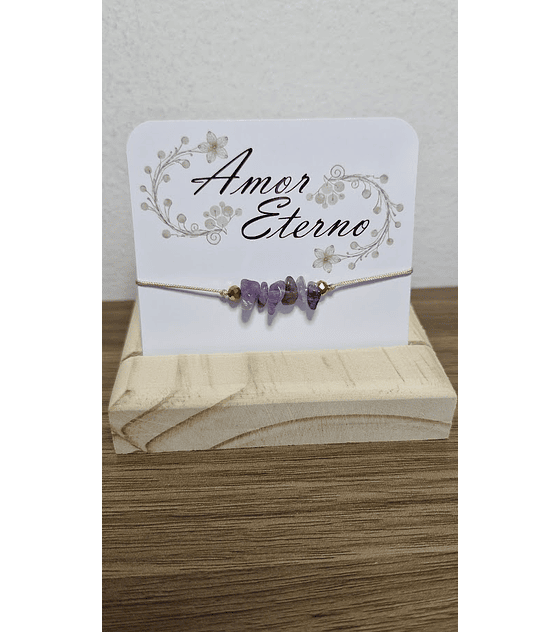 Pulsera Amatista (Calma - Intuición - Protección - Transmutación)