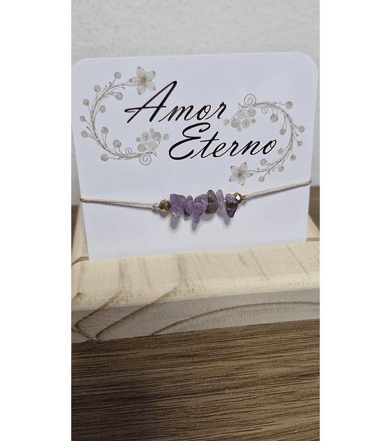 Pulsera Amatista (Calma - Intuición - Protección - Transmutación)