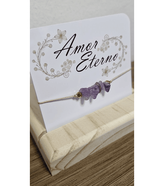 Pulsera Amatista (Calma - Intuición - Protección - Transmutación)