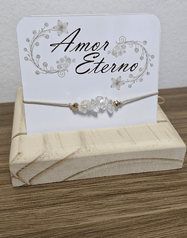 Pulsera Cuarzo Cristal (Claridad - Pureza - Amplificación Energética)