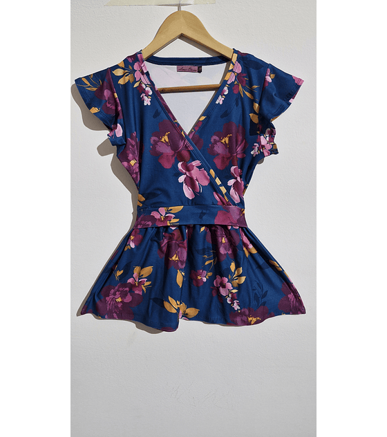 Polera Isabel escote cruzado XL (Producto Confeccionado)