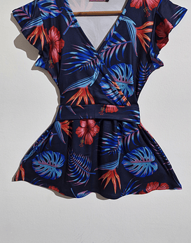 Polera Isabel escote cruzado L (Producto Confeccionado)