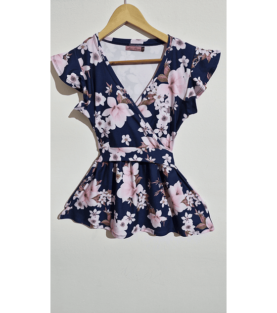 Polera Isabel escote cruzado XL (Producto Confeccionado)