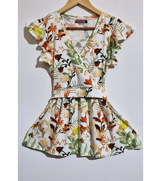 Polera Isabel escote cruzado M  (Producto Confeccionado)