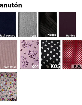 Polera Camila canutón Maternal y de Lactancia (PRODUCTO A PEDIDO)