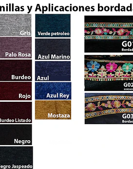Vestido leonor Lanilla con bordado Maternal y de Lactancia (PRODUCTO A PEDIDO)