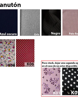 Polera Peplum niña 8 a 14 Años (PRODUCTO A PEDIDO)