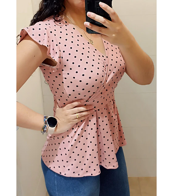 Polera Campanita manga corta Maternal y de Lactancia (PRODUCTO A PEDIDO)