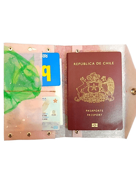 Porta pasaporte Eco MultiColor