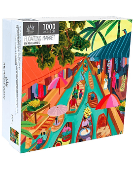 Puzzle Floating Market 1000 piezas 
