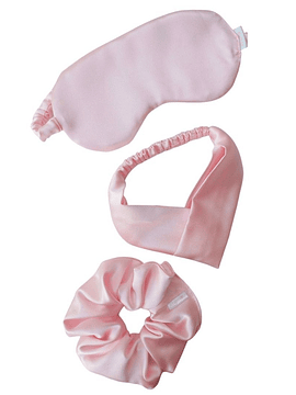Set accesorios para dormir rosa 