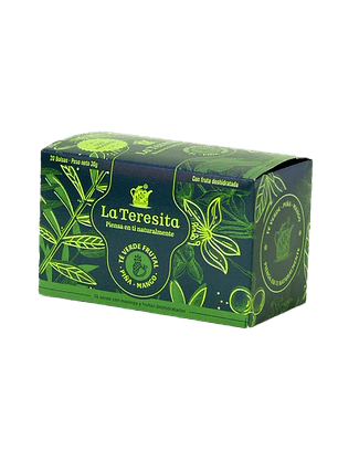 Infusión Té Verde Frutal La Teresita x 20 sobres