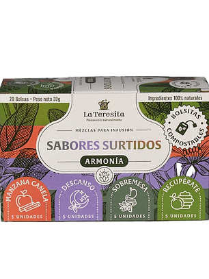 Infusión Surtida Armonía La Teresita x 20 sobres