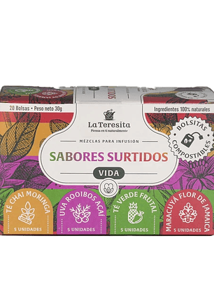Infusión Surtida Vida La Teresita x 20 sobres