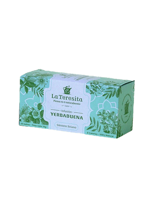 Infusión Aromática de Yerbabuena La Teresita x 20 sobres