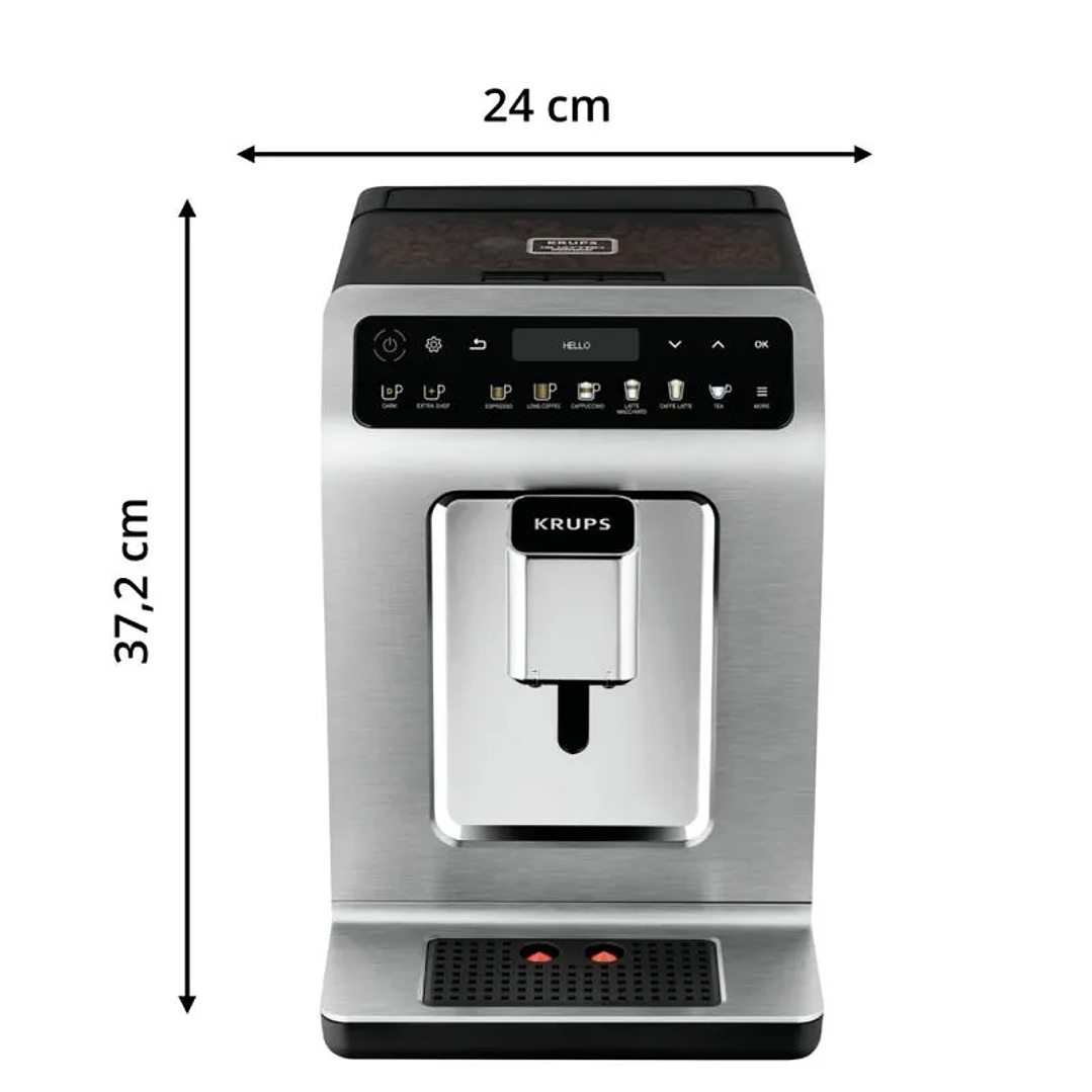 Cafetera Espresso Evidence Plus + Lechero Krups 8