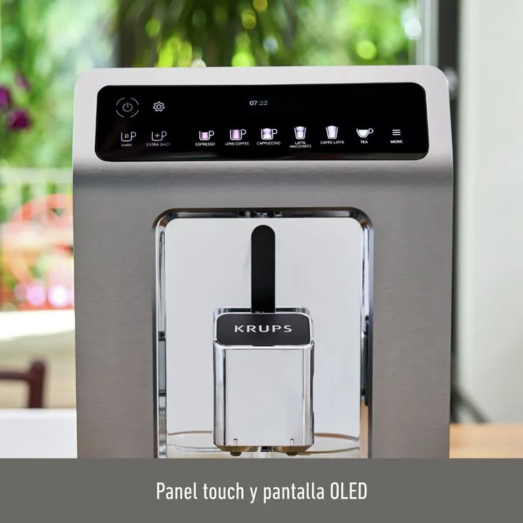 Cafetera Espresso Evidence Plus + Lechero Krups 5