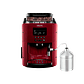 Cafetera Espresso Krups Full Auto Display Roja + Lechero - Miniatura 1