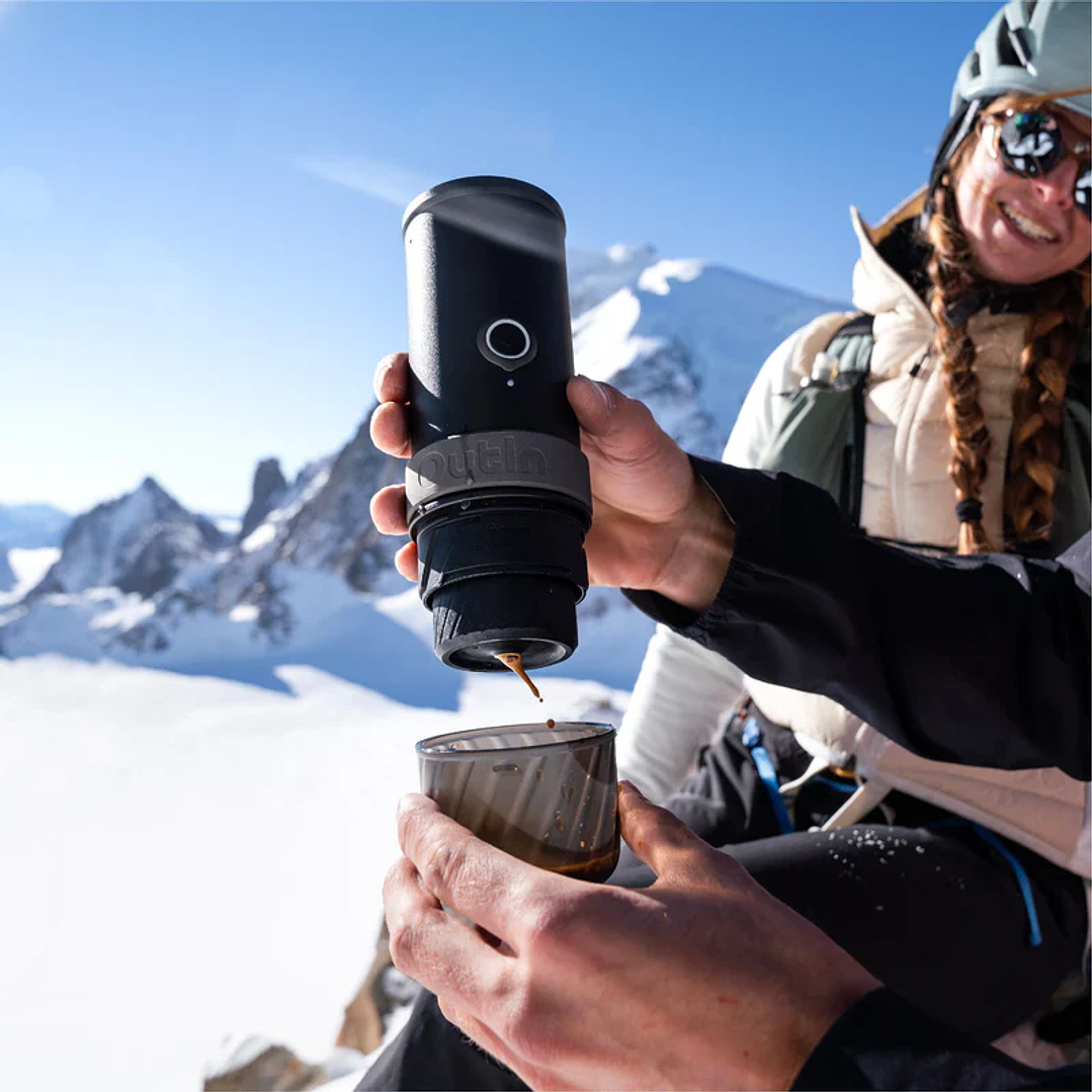 Máquina de Café Espresso Eléctrica Outin Portátil Mino Verde Musgo 5