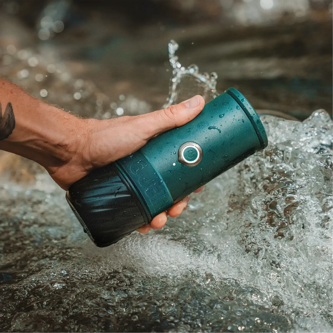 Máquina de Café Espresso Eléctrica Outin Portátil Mino Verde Musgo 8