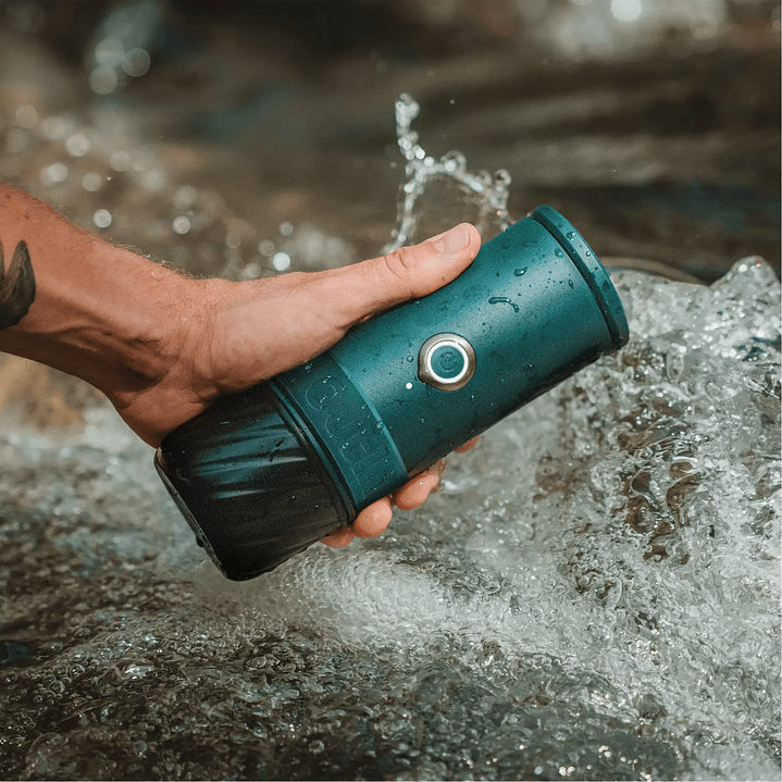 Máquina de Café Espresso Eléctrica Outin Portátil Mino Verde Musgo 8