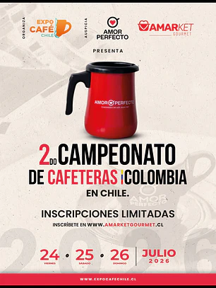 Inscripción para 2° Campeonato de Cafeteras Colombia en Expocafé 2026