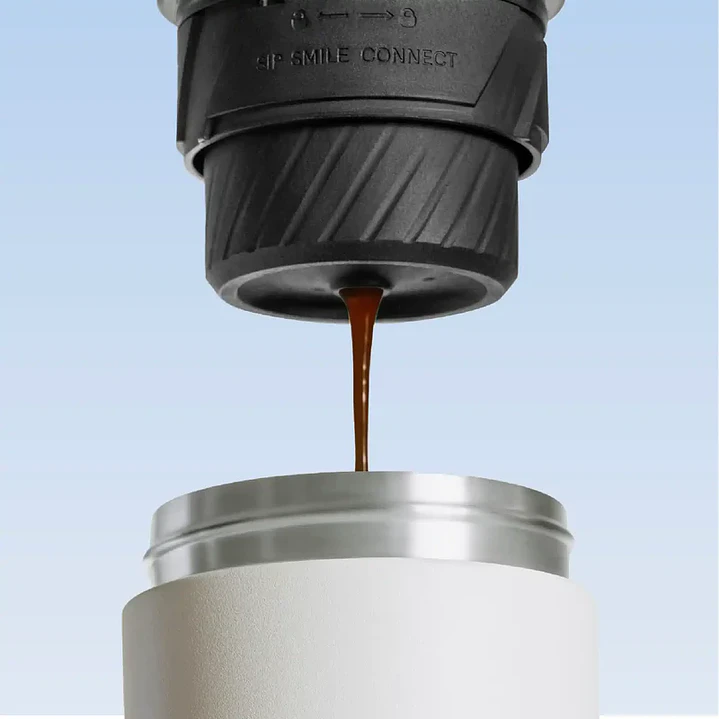 Máquina de Café Espresso Eléctrica Outin Portátil Mino Gris Espacial 3