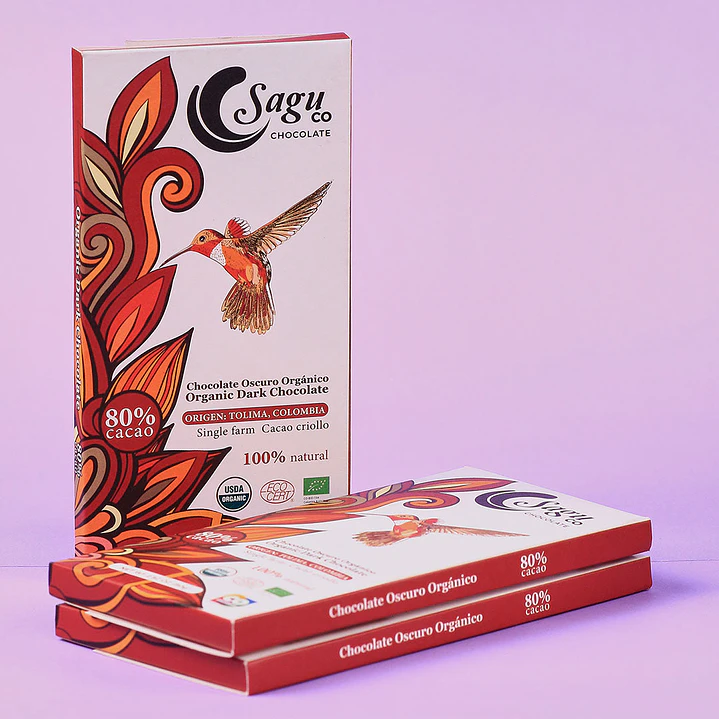 Sagu Tableta Chocolate Oscuro 80% Cacao - 80gr 1