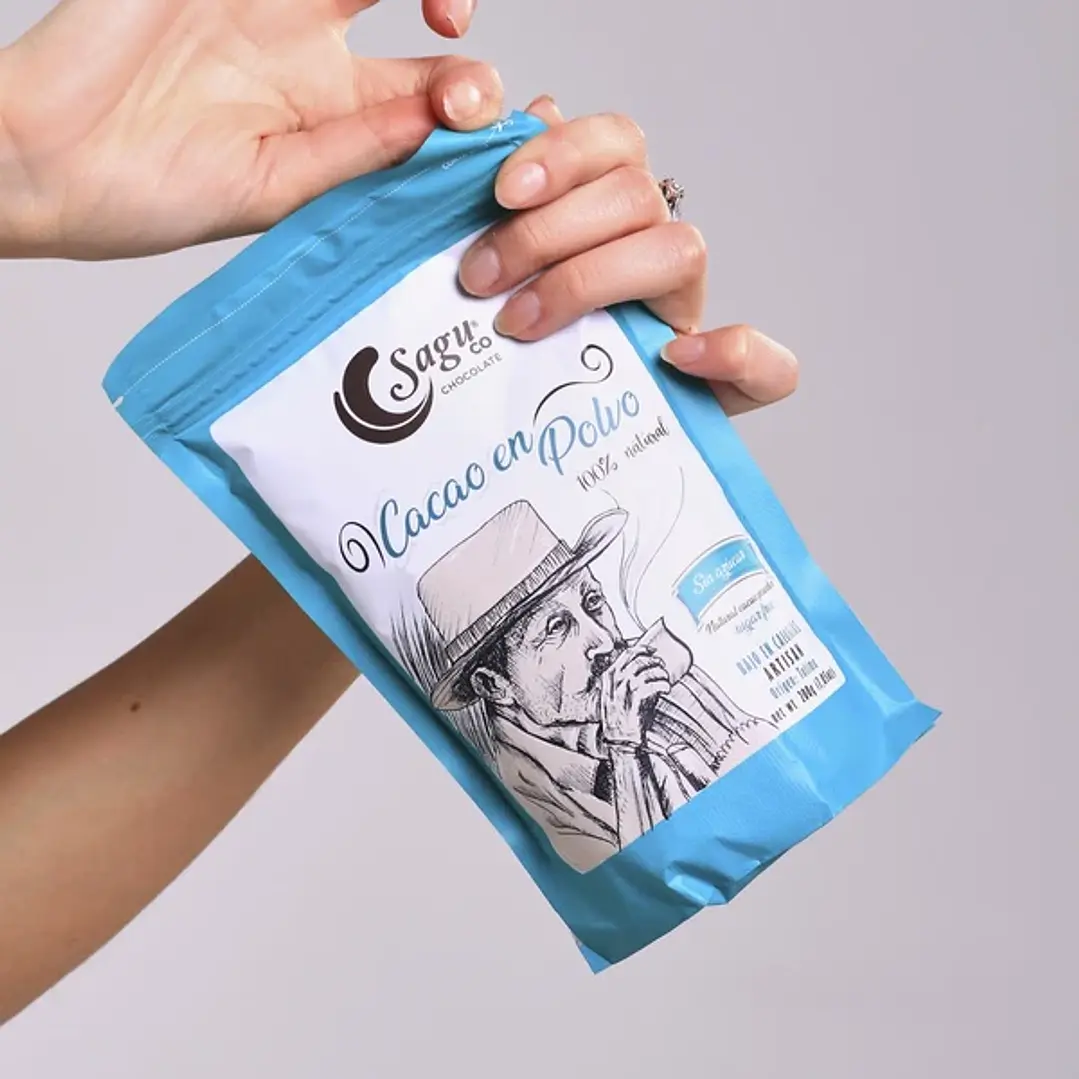 Sagu Cacao en polvo 100% Natural sin Azúcar 200gr 1