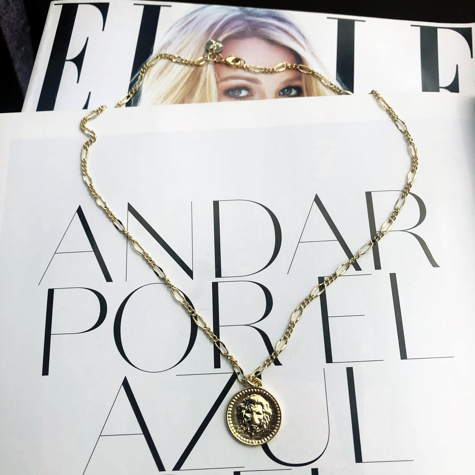 Collar Dorado Leon