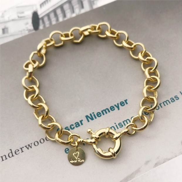 Pulsera Cadena Circulos Timon
