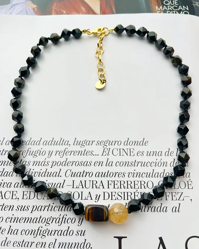 Collar piedra agatha 40 cm