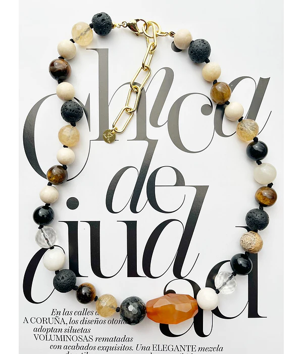 Collar cornalina 40 cm